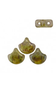 Ginko Leaf Beads 7.5x7.5mm Ultra luster crystal
